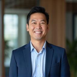 Portrait of Marcus Chen, Lead Corporate Wellness Consultant